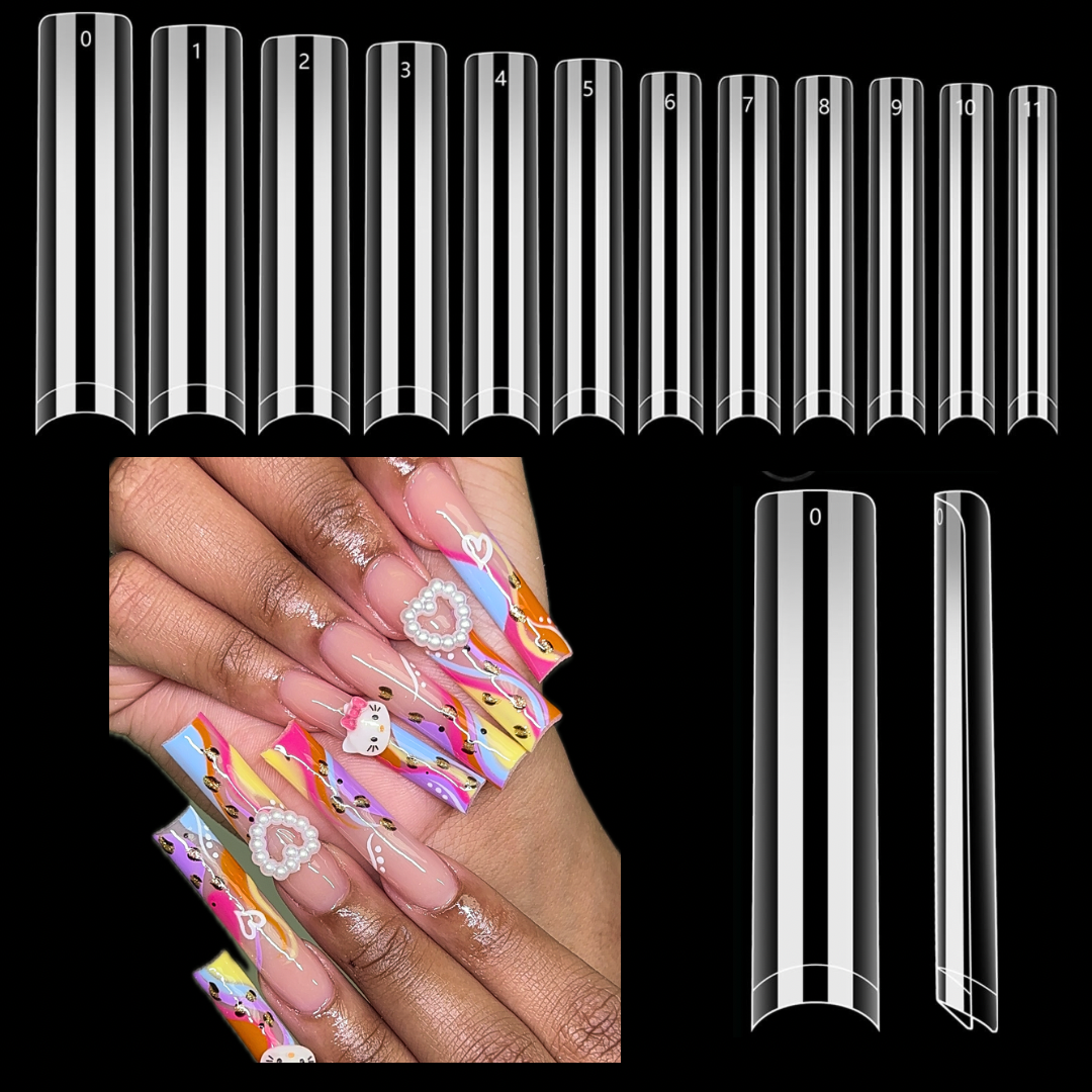 3XL Square Nail Tip Refill Bag - Ongles Icy Acrylix