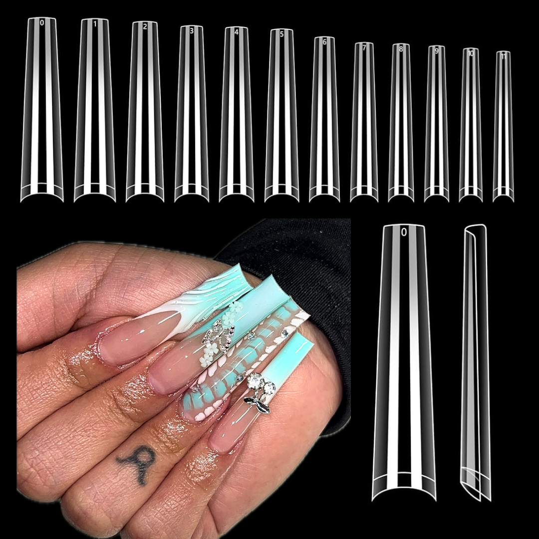 3XL Coffin Nail Tips - Ongles Icy Acrylix