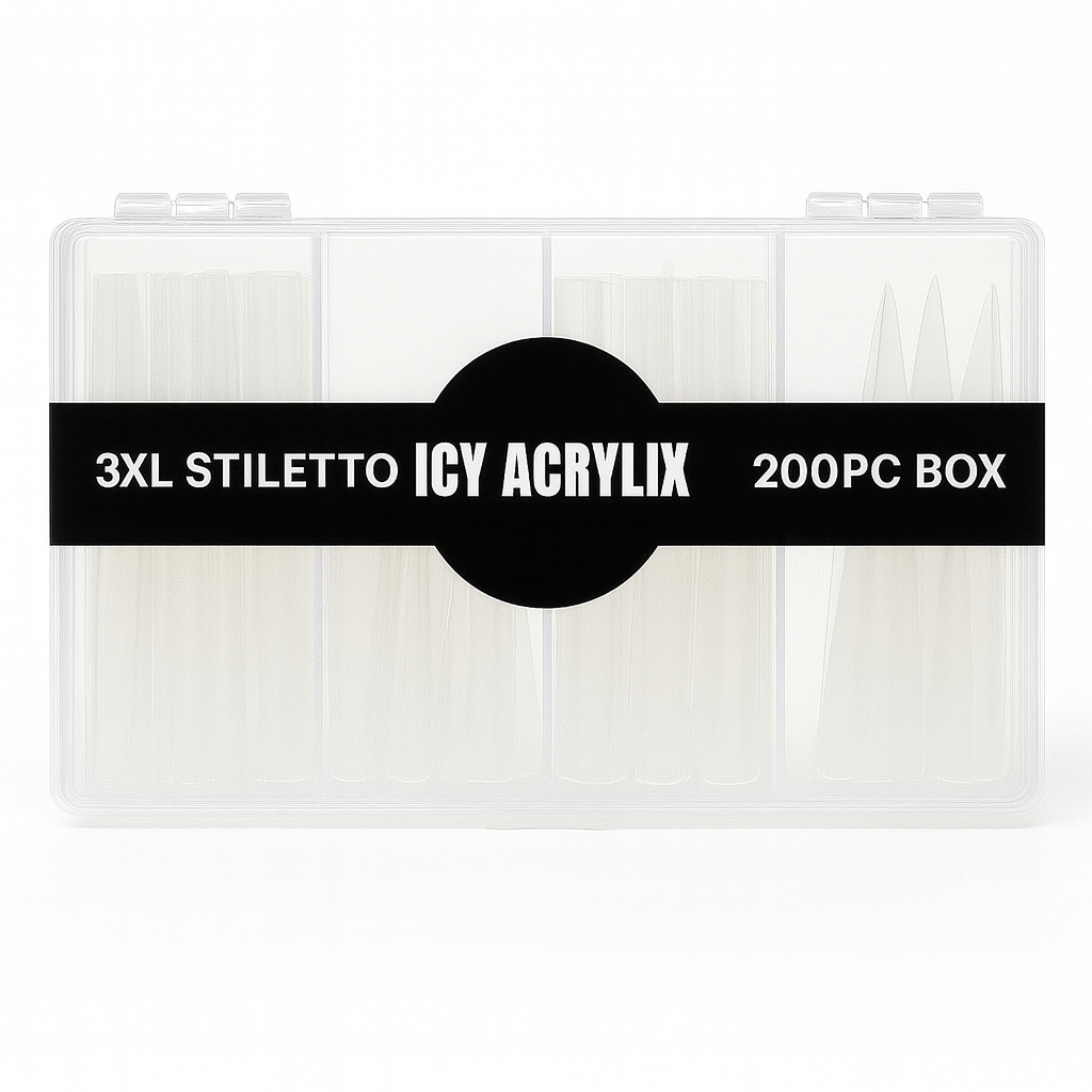 3XL Sharp Stiletto Nail tips (Box) - Stiletto