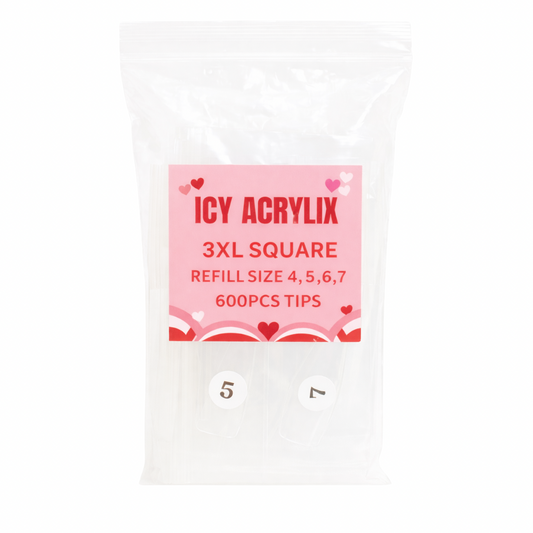 3XL Square Nail Tip (Refill Bag) - Square