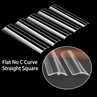 3XL Square Nail Tip Refill Bag - Ongles Icy Acrylix
