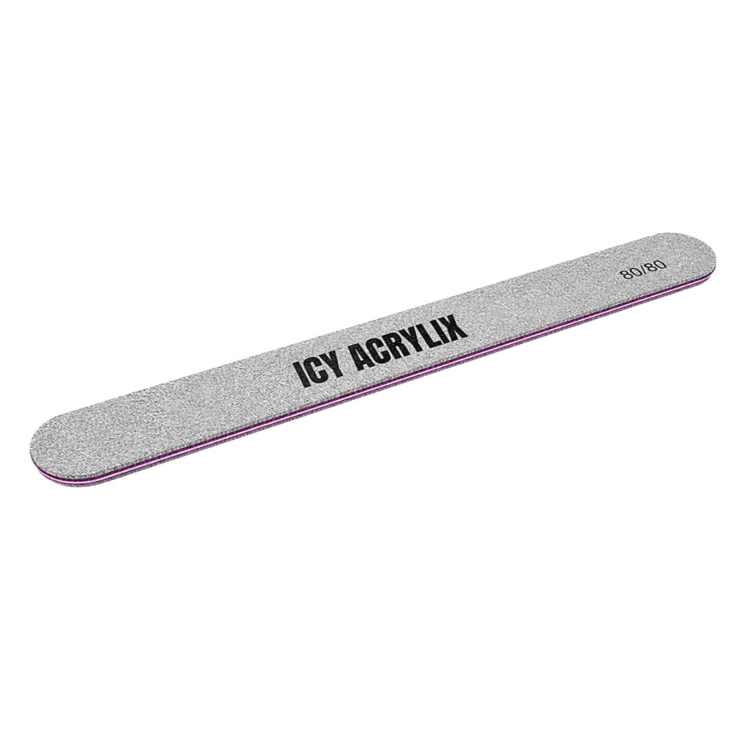 Nail File 80/80 Grit (Single - 1 pcs)