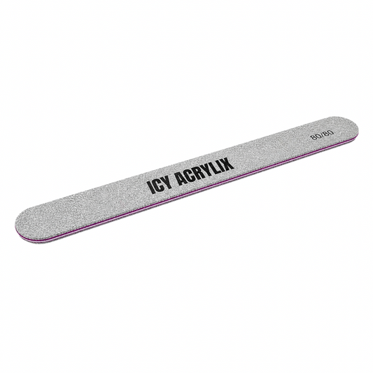 Nail File 80/80 Grit (Single - 1 pcs)