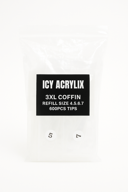 3XL Coffin Nail Tip (Refill Bag) - Coffin