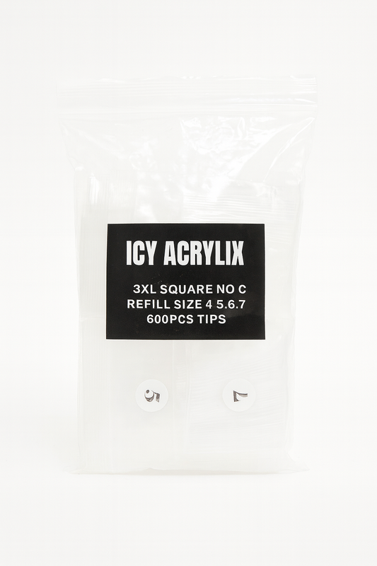 3XL Square Nail Tip (Refill Bag) - Square