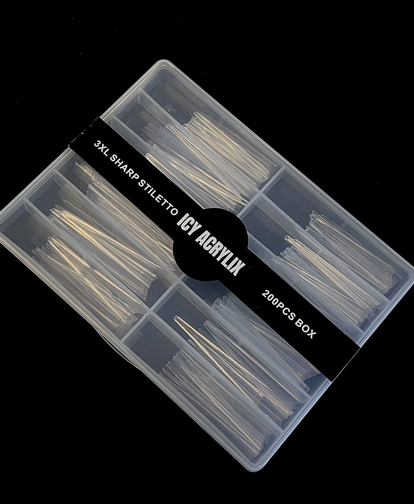 3XL Sharp Stiletto Nail tips (Box) - Stiletto