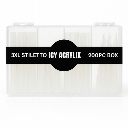 3XL Sharp Stiletto Nail tips (Box) - Stiletto