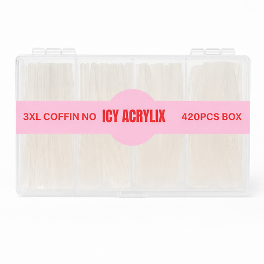 3XL Coffin Nail Tips (Box) - Coffin
