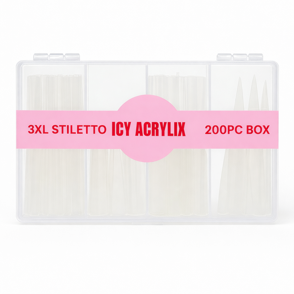 3XL Sharp Stiletto Nail tips (Box) - Stiletto
