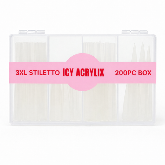 3XL Sharp Stiletto Nail tips (Box) - Stiletto